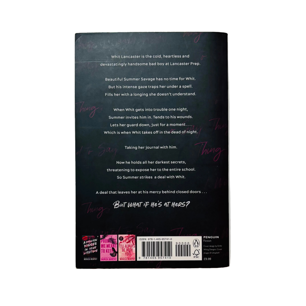 Things I Wanted to Say by Monica Murphy