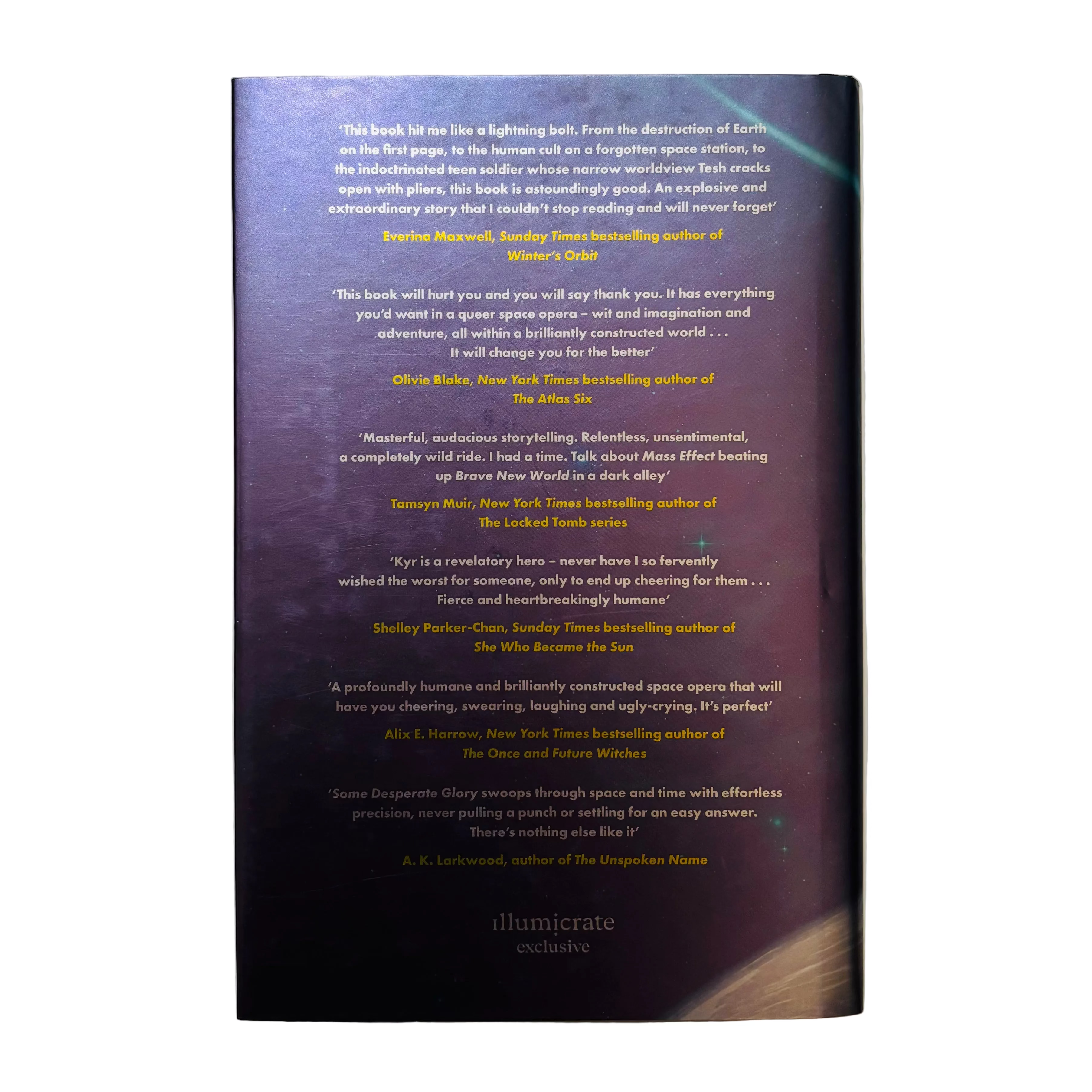 Some Desperate Glory (Illumicrate Edition) by Emily Tesh