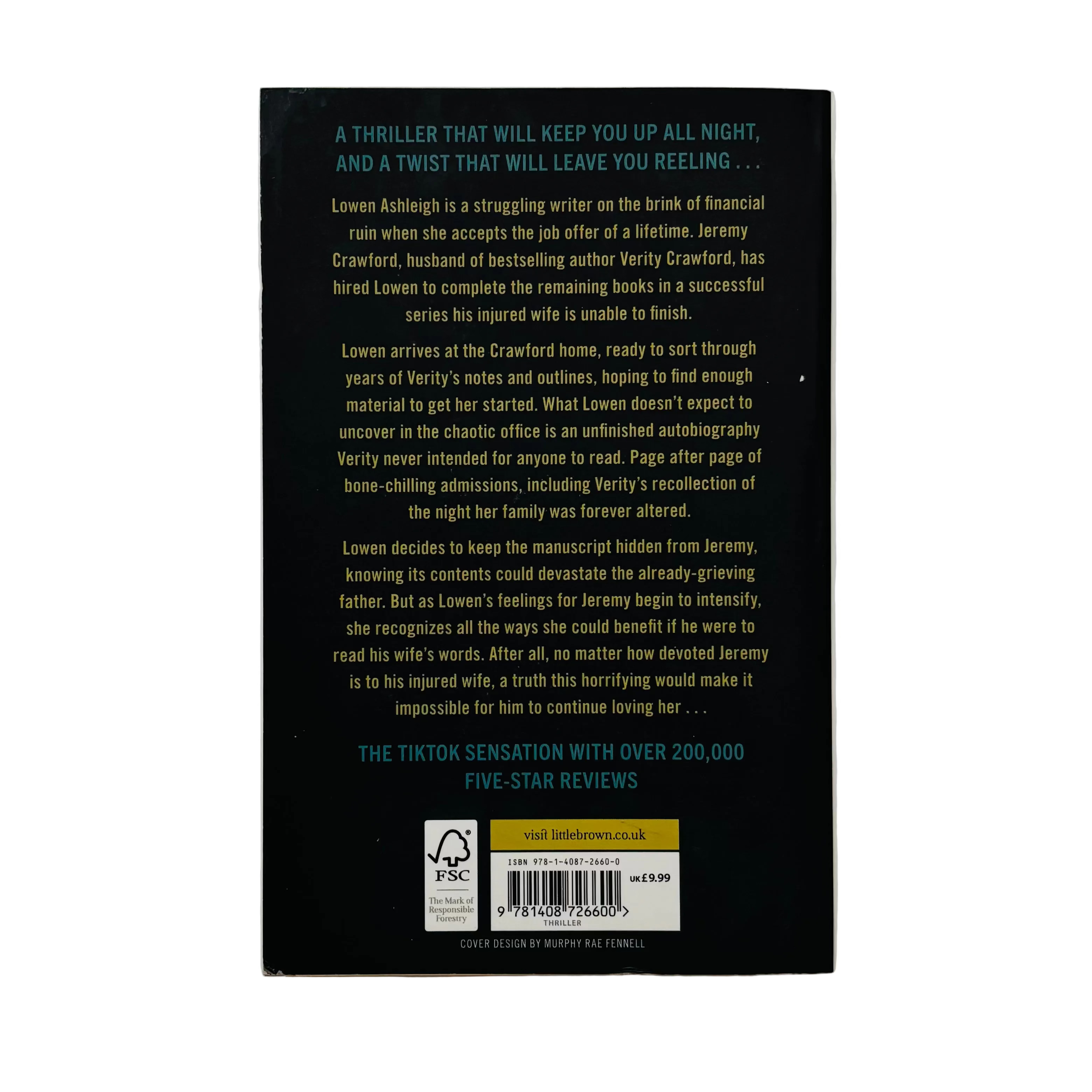 Verity by Colleen Hoover
